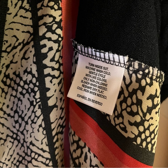 NWT! Style & Co “Dotty Fab” Black Crewneck Sweater - Size Petite Large - Picture 5 of 7